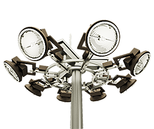 Мачты освещения с мобильной короной ВM