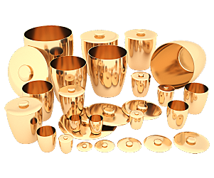 Тигли золотые