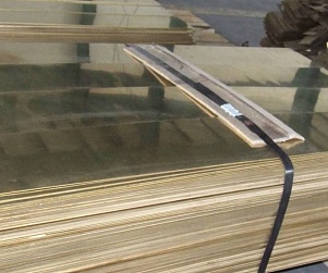 Лист латунный Л90