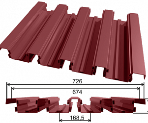 Профнастил Н80А арматурный
