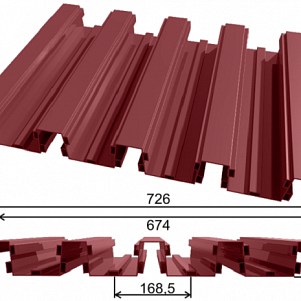 Профнастил Н80А 0.8 мм