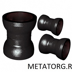 Раструб чугунный 100 ДР-100 двойной