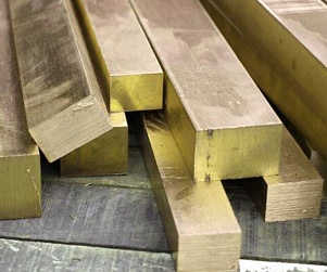 Латунный квадрат ЛС58-2