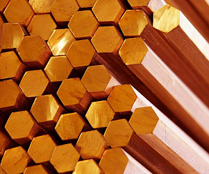 Шестигранник медный М2