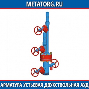 Арматура устьевая двухствольная АУД-50х14–168 178