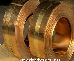 Лента бронзовая БрБ2