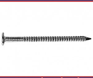 Гвоздь ершеный с плоской головой кольцевая накатка для европоддонов чертеж 7811-7038